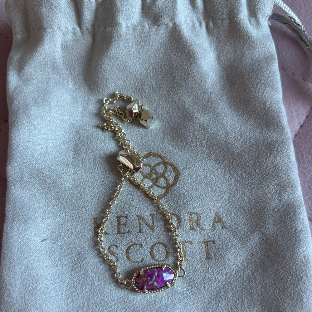 ✨Kendra Scott Gold Pink Bracelet